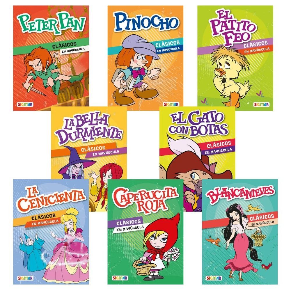 Clasicos en mayuscula surtido.