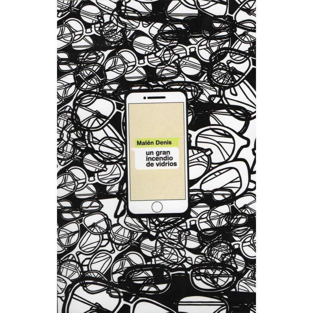 Un gran incendio de vidrios