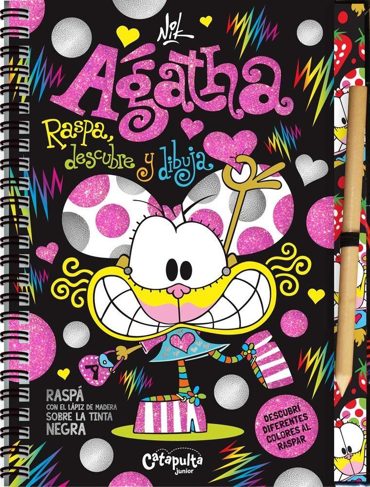 Raspa, descubre y dibuja: Agatha
