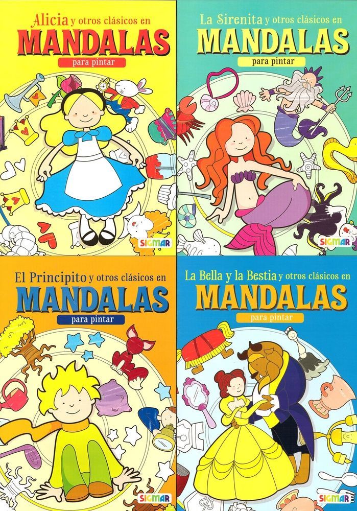 Clasicos en mandalas surtido