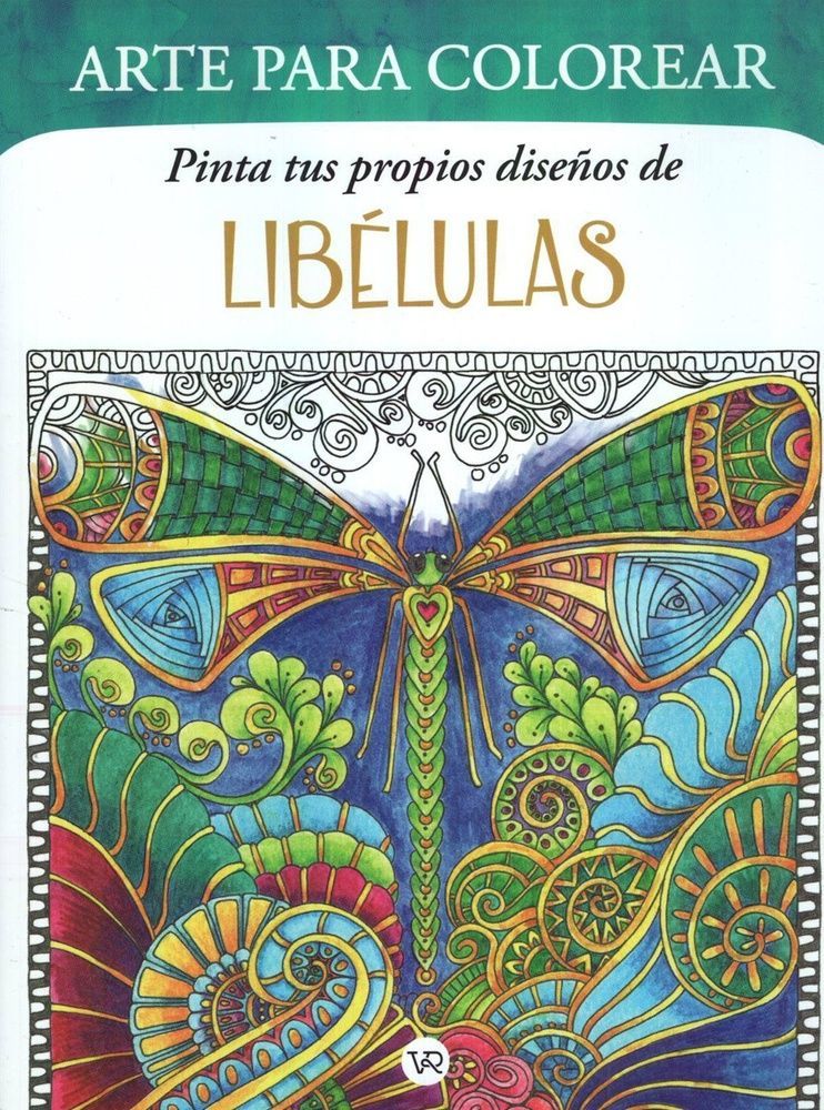 Arte para colorear. Libelulas