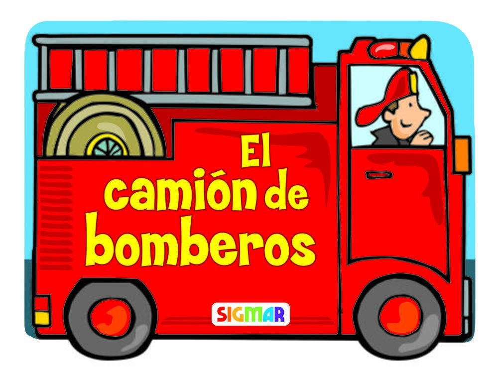 El camión de bomberos