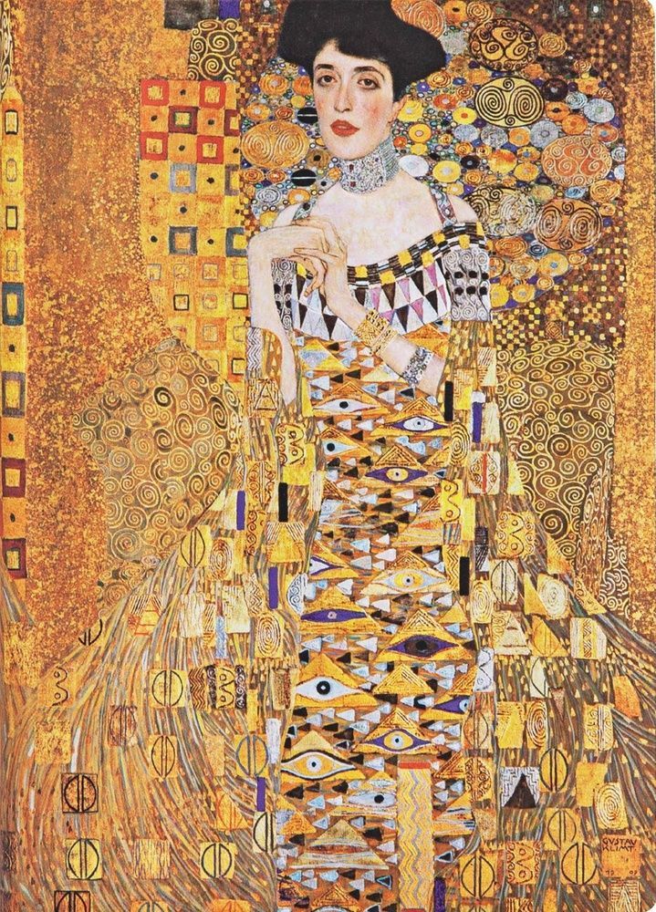 Klimt-Retrato De Adele - Midi-Liso