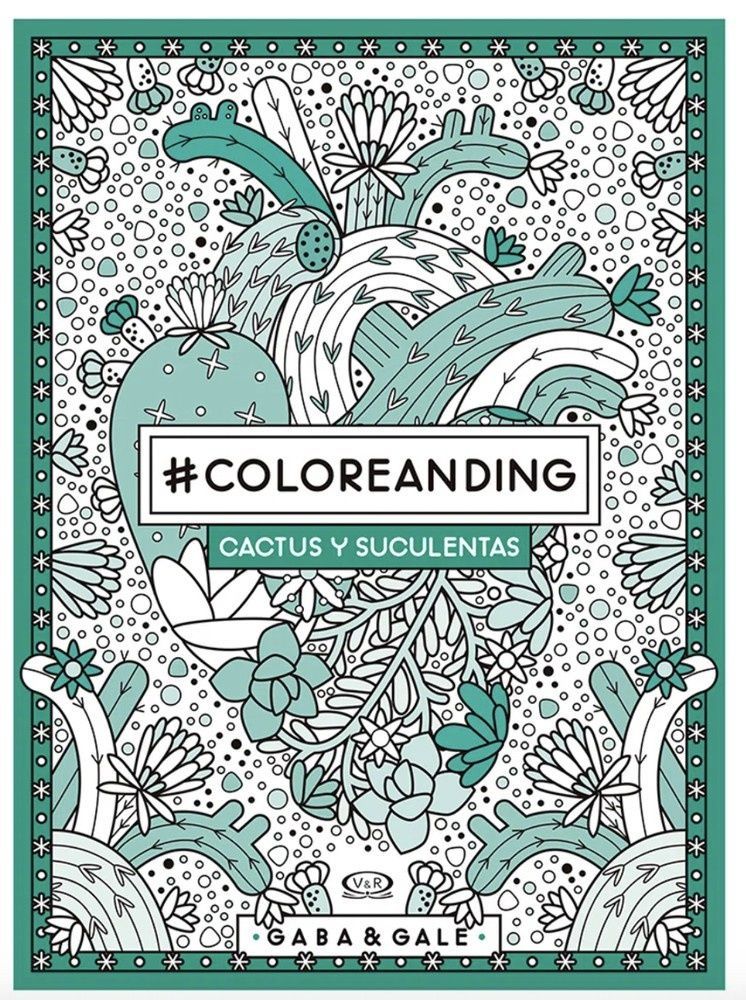 Coloreanding cactus y suculentas