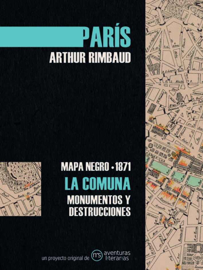 Rimbaud la comuna de parís mapa negro