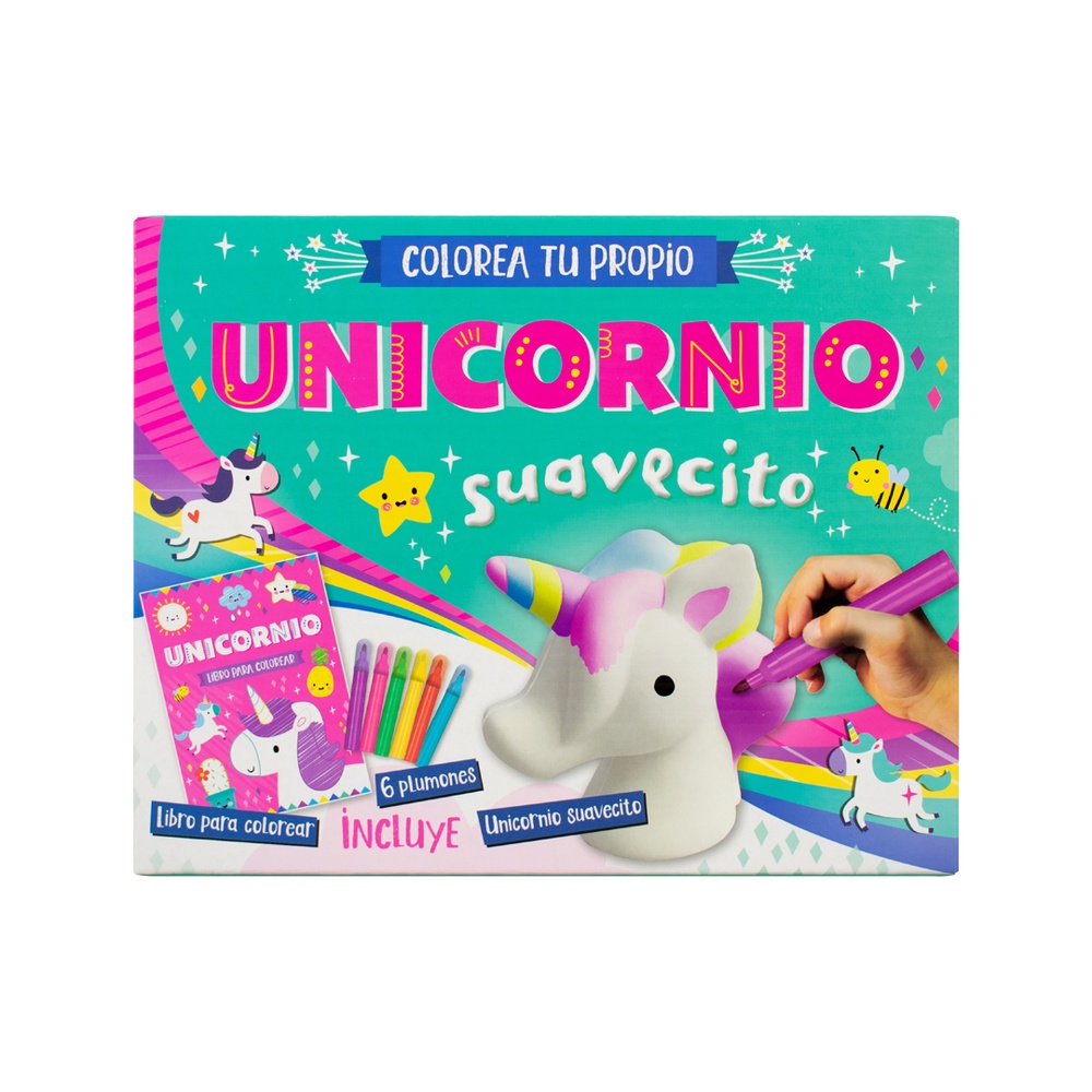 Colorea tu propio: unicornio suave cito