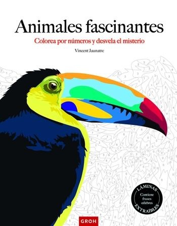 Animales fascinantes. Colorea por numeros y desvela el misterio