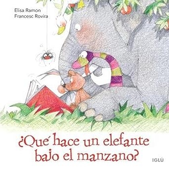 Que hace un elefante bajo el manzano