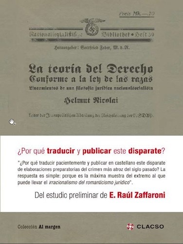 La Teoría del derecho conforme a la ley de las razas