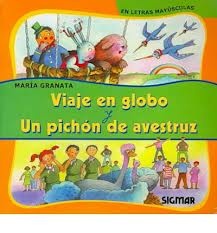 Vaje en globo /Un pichon de avestruz