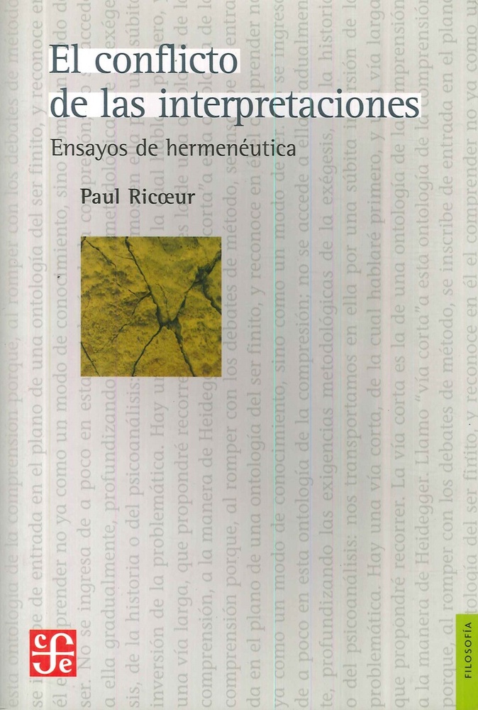 el Conflicto de las interpretaciones