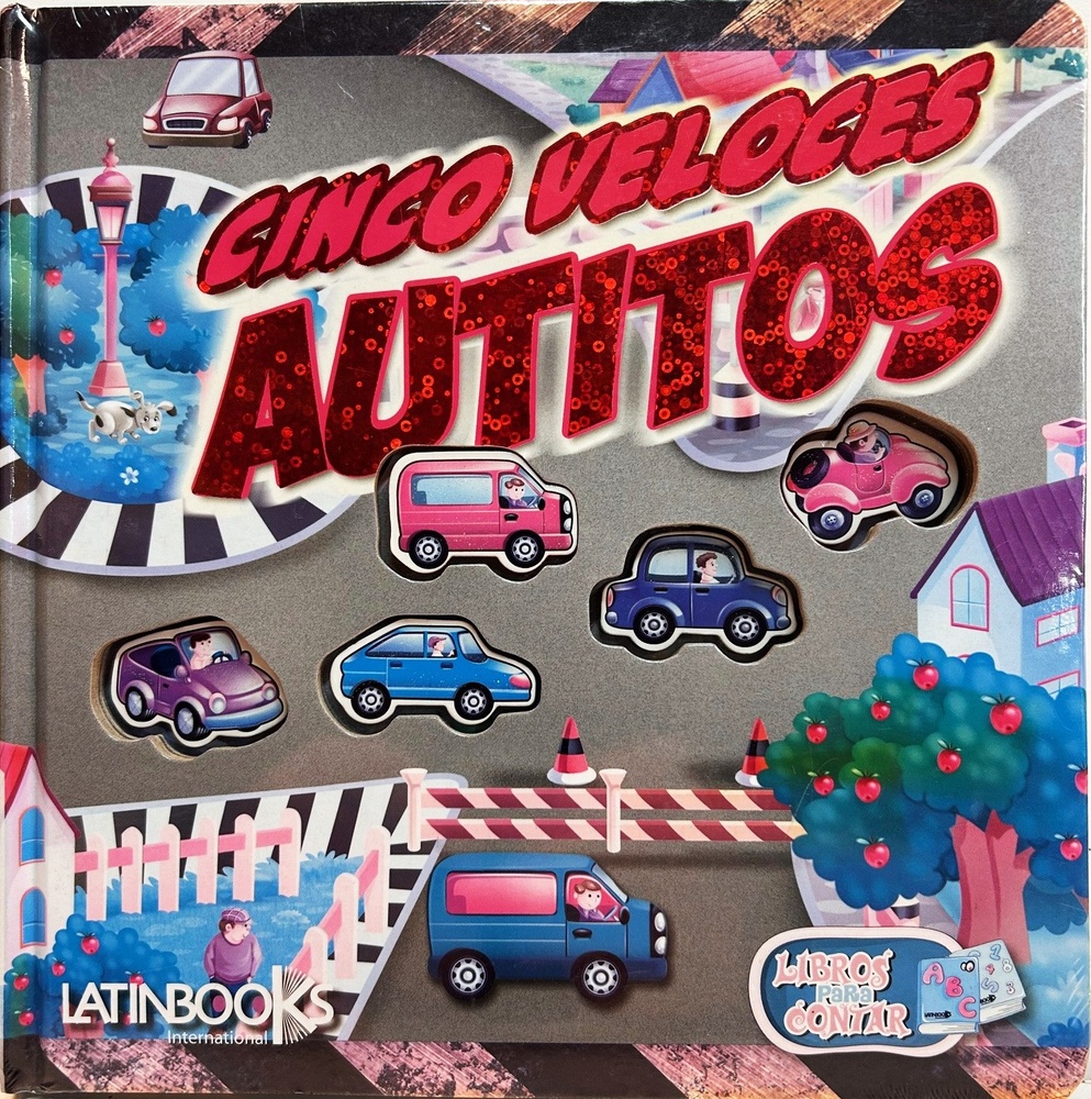 Cinco veloces autitos