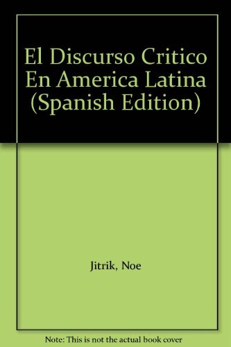 El Discurso critico en america latina - vol ii 1a.