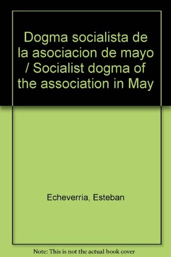 Dogma socialista de la asociacion de Mayo