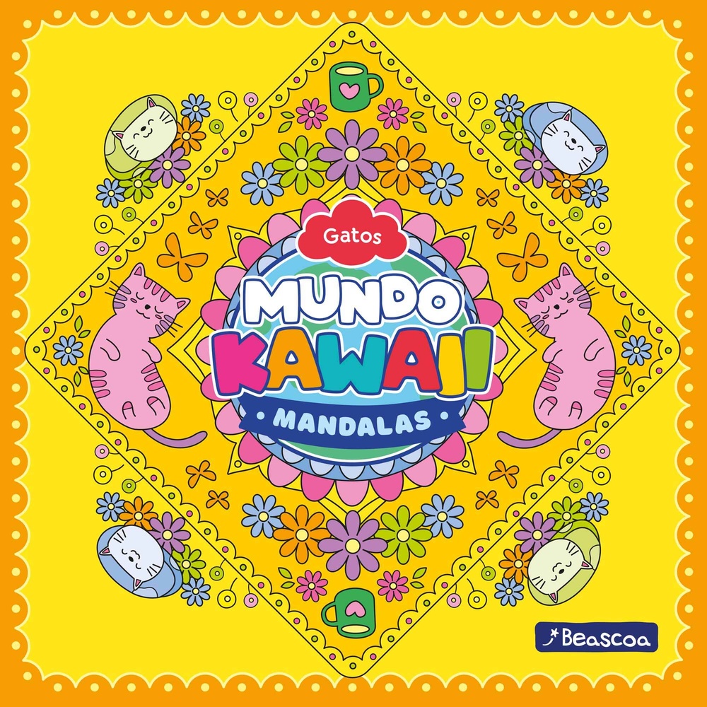 Mandalas kawaii - gatos