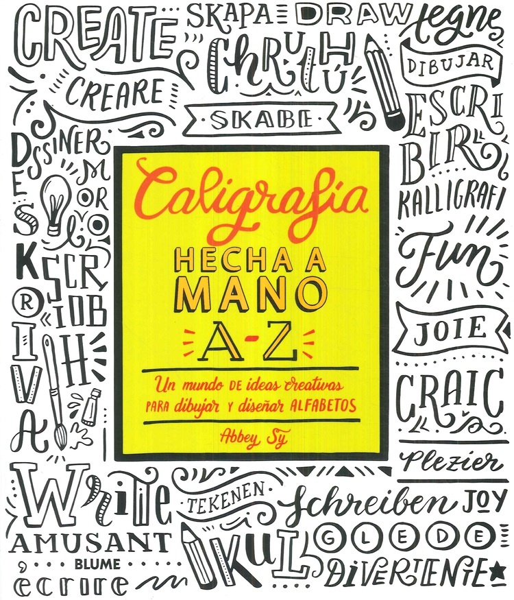 Caligrafia hecha a mano A-Z