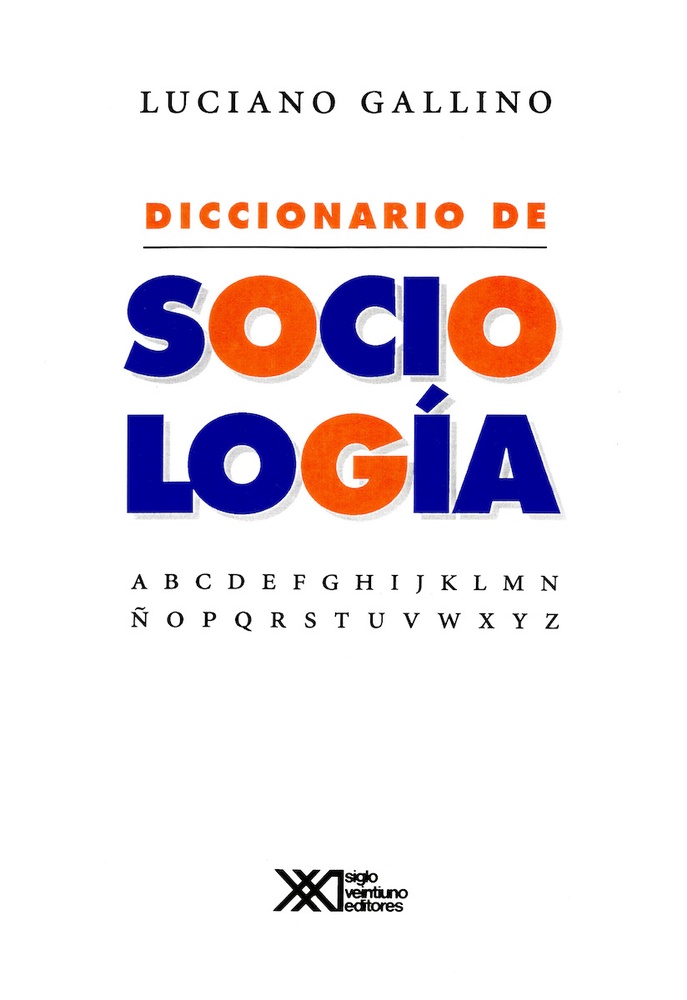 Diccionario de sociologia