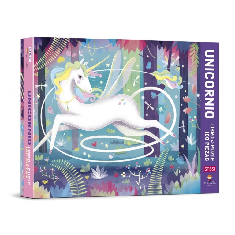 Unicornio libro y puzle