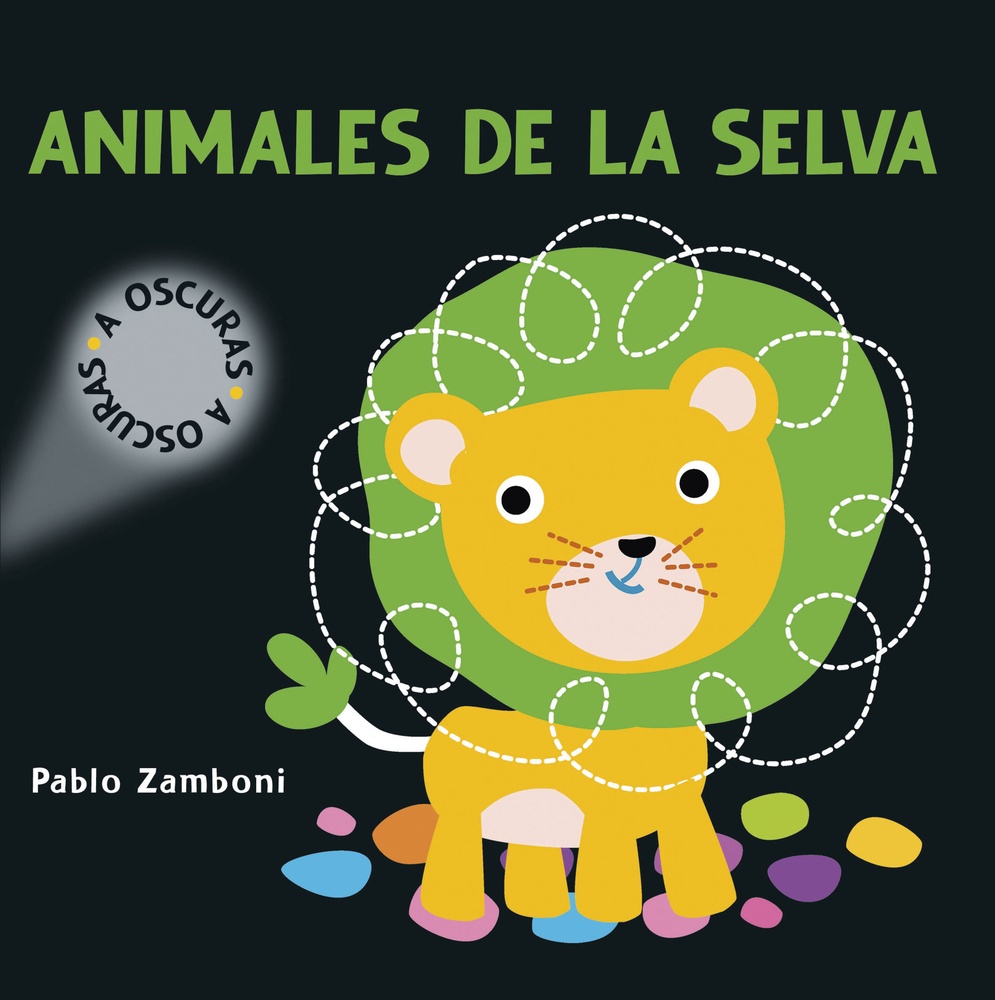 Animales de la selva a oscuras