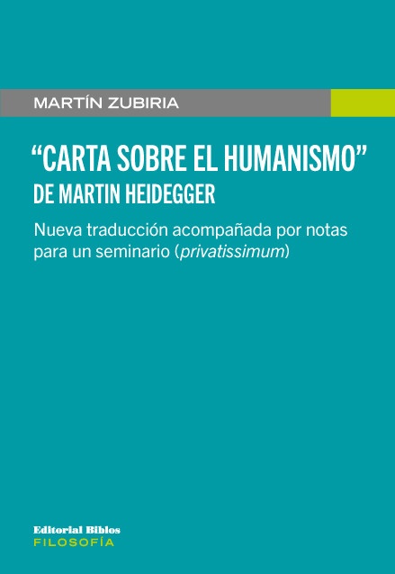 Carta sobre el Humanismo de Martin Heidegger