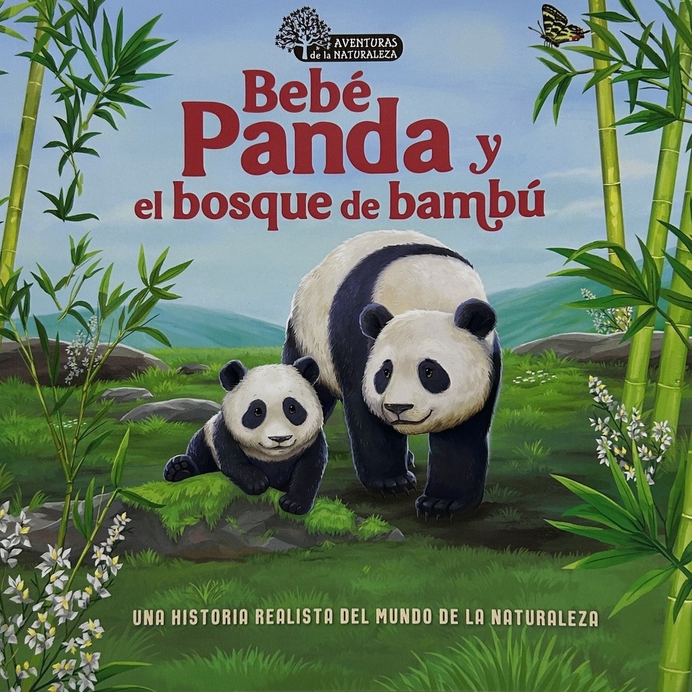 Bebé panda y el bosque de bambú