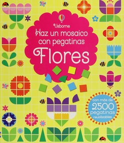 Flores. Haz un mosaico con pegatinas