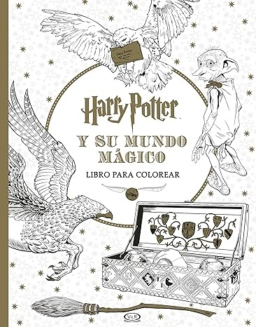 Harry Potter y su mundo mágico. Libro para colorear