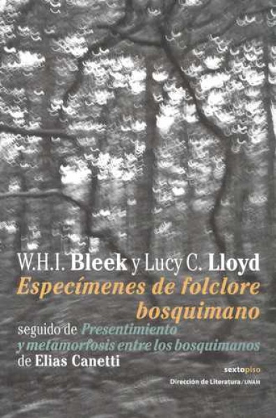 Especimenes de folclore bosquimano