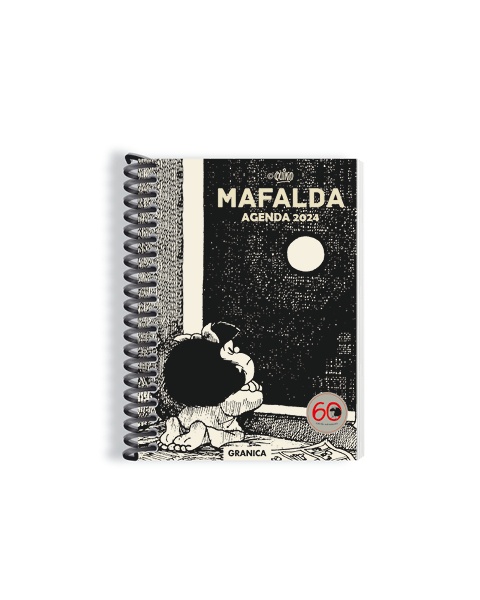 Mafalda agenda anillada 2024, día por página