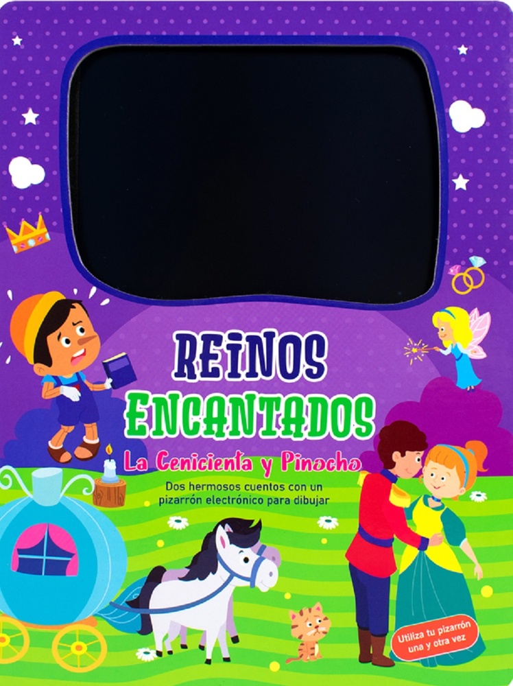 Libro con pizarron electronico: reinos encantados