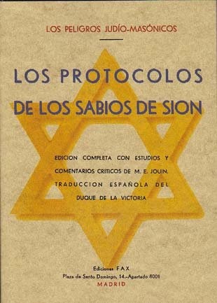 Los protocolos de los sabios de Sion (los peligros judio-masonicos)