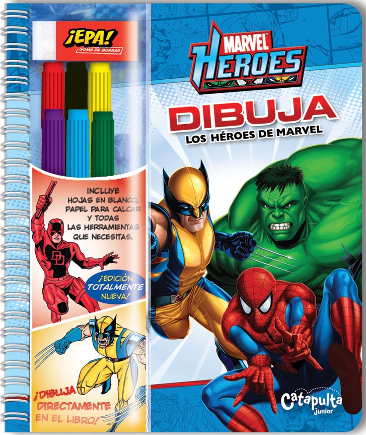 Dibuja los heroes de Marvel