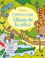 Coloreo y pego - Album de la selva