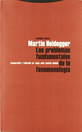 Los Problemas fundamentales de la fenomenología