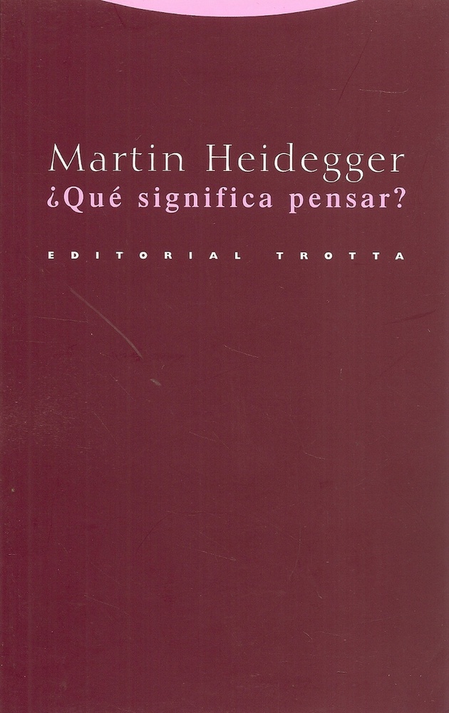 ¿Qué significa pensar?