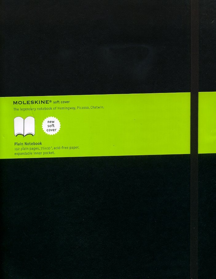 Cuaderno negro liso Classic Flexible XL