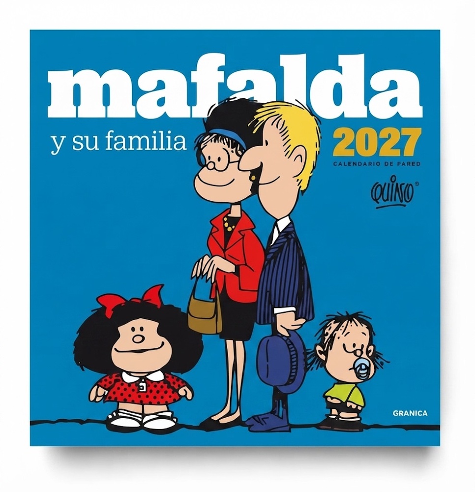 Mafalda 2027 Calendario de Pared Familia