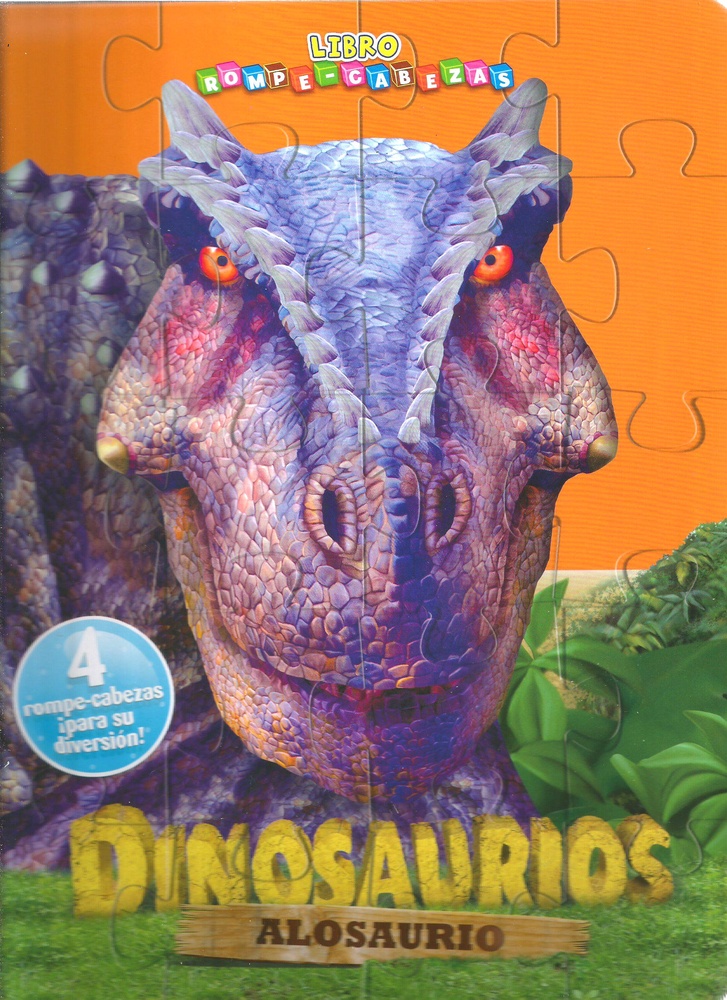 Increibles dinosaurios alosaurio rompecabeza