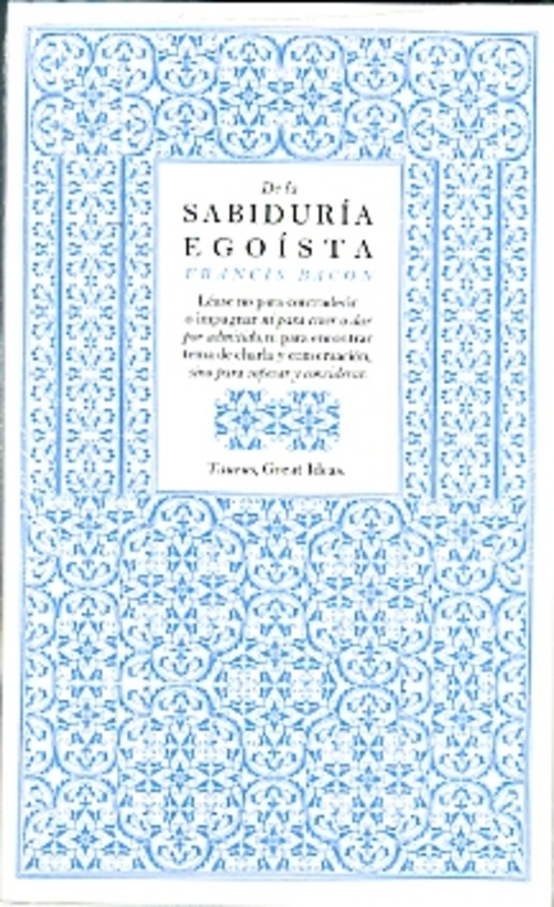 De la sabiduría egoísta