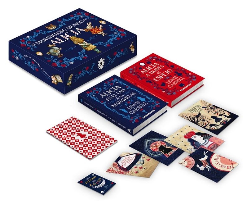 Caja maravilloso mundo de Alicia