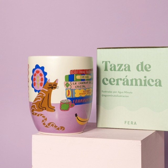 Taza ilustrada no me hables