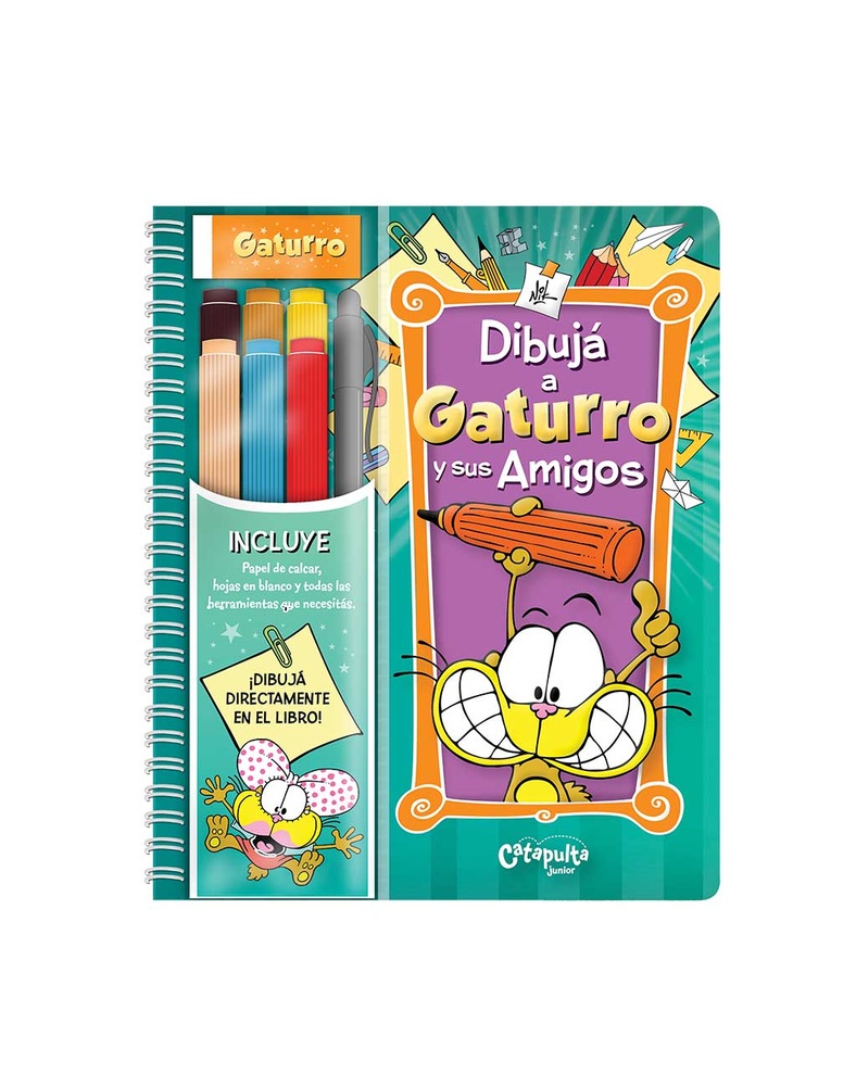 Dibuja a Gaturro y sus amigos