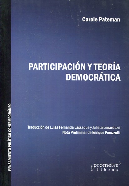Participacion y teoria democratica
