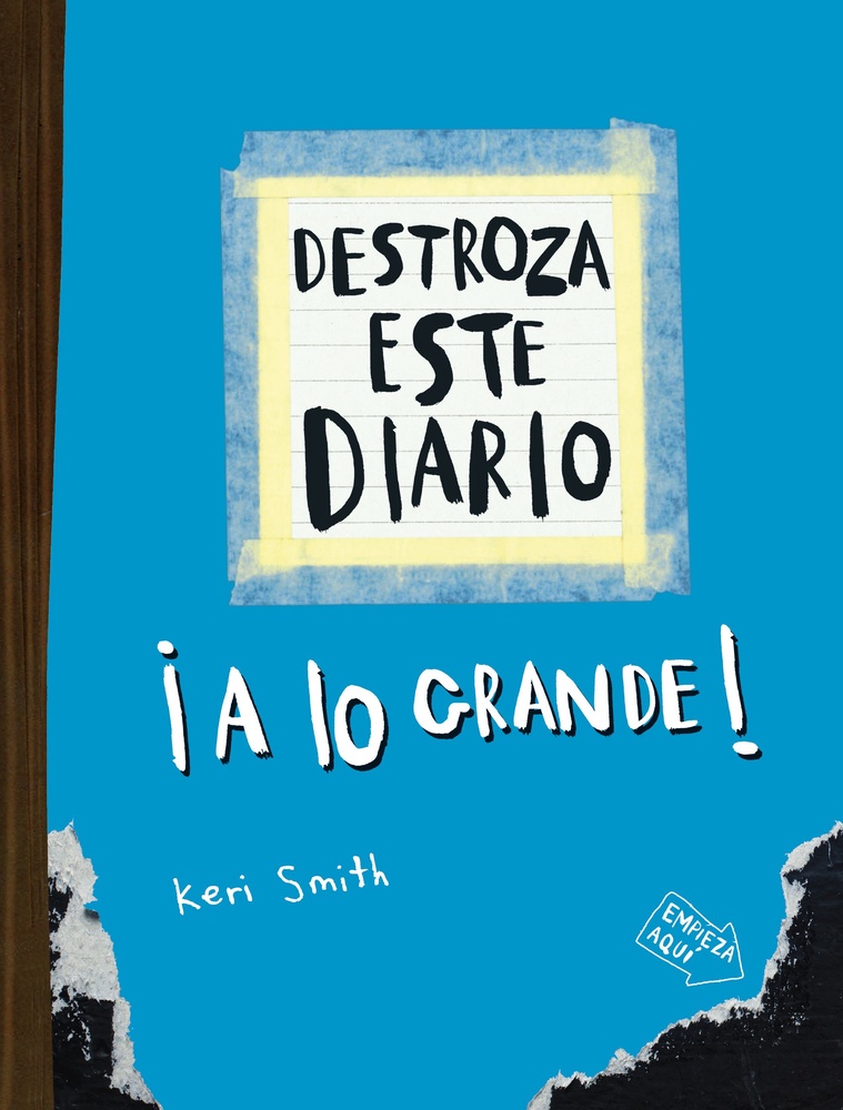 Destroza este diario. A lo grande - Azul flúo