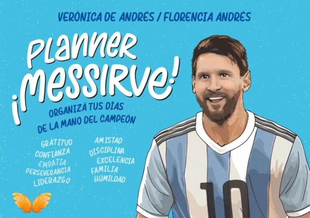 Planner ¡Messirve! Tapa celeste