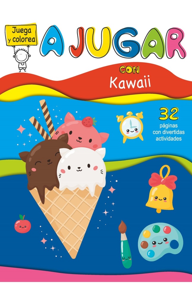 Juega y colorea - kawaii