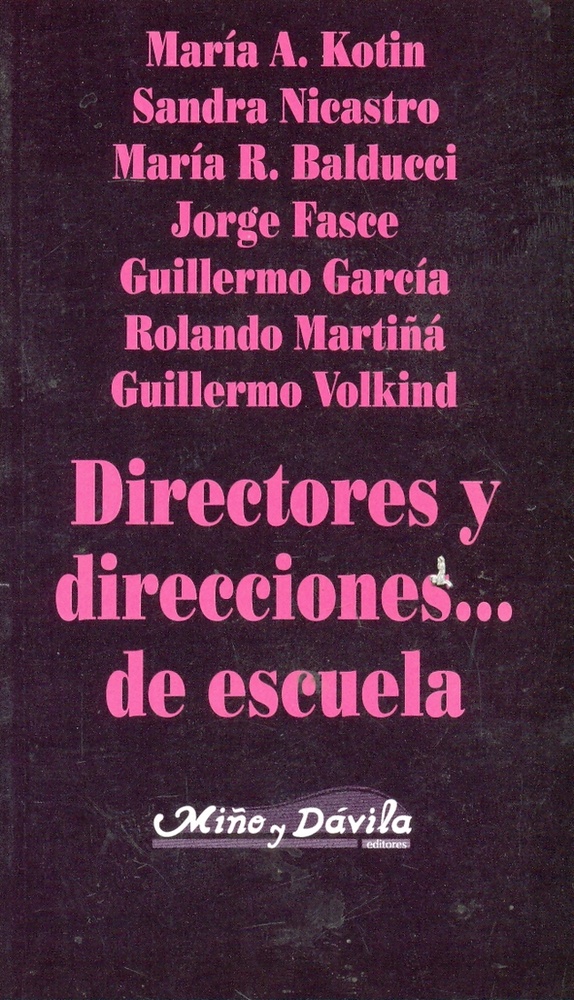 Directores y direcciones... de escuela