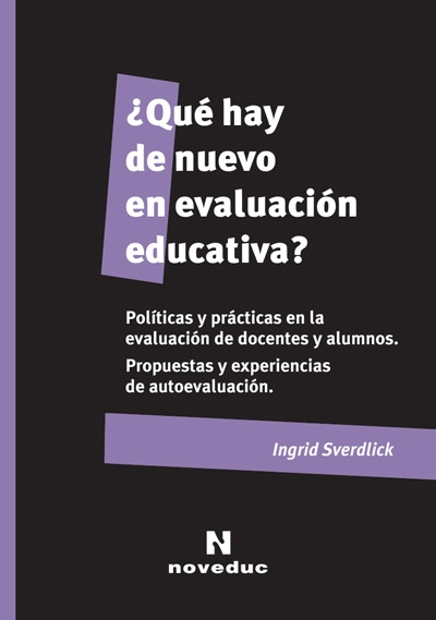 Que hay de nuevo en evaluacion educativa?