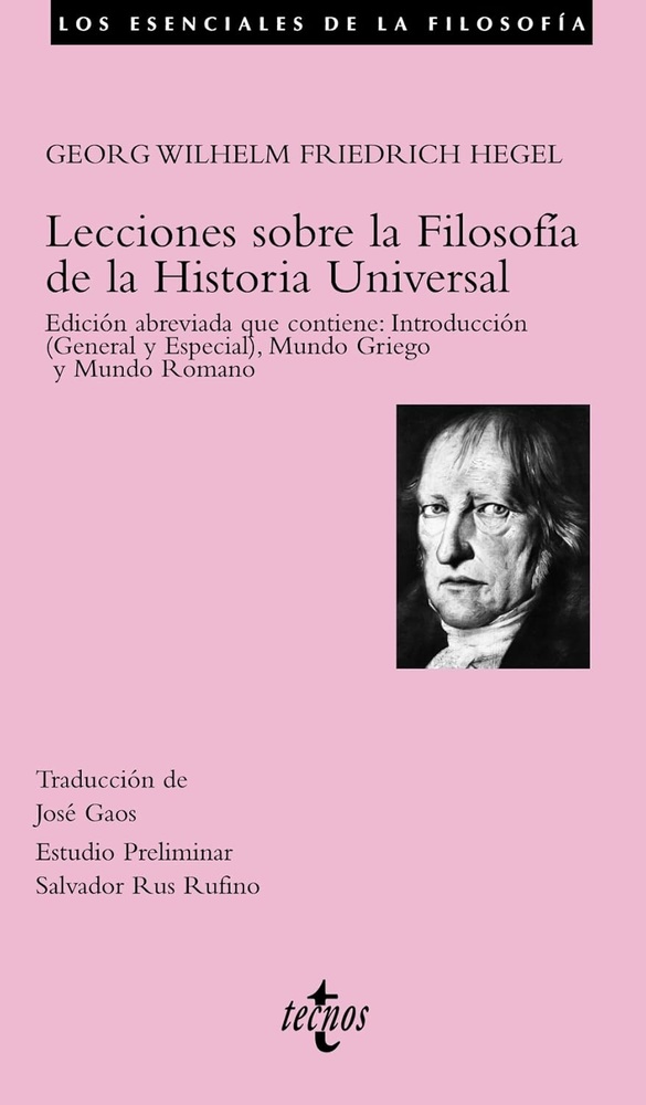 Lecciones Sobre La Filosofia De La Historia Universal