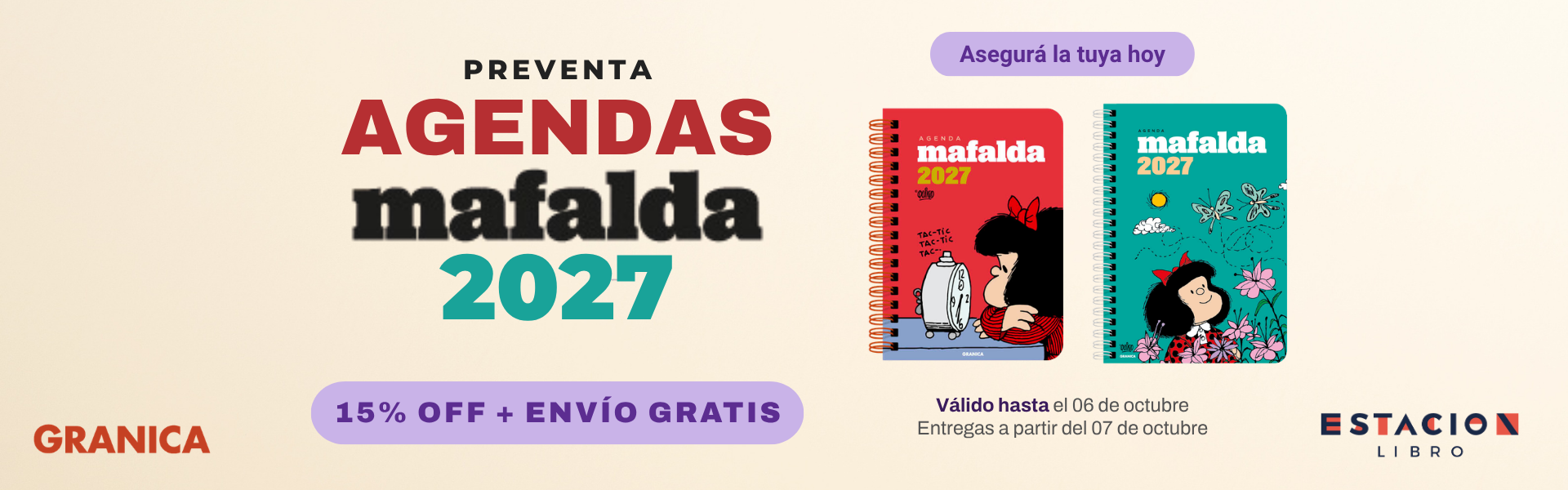 preventa agendas Mafalda